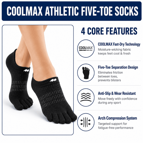 Performance Toe-Socks (3 pairs bundle)