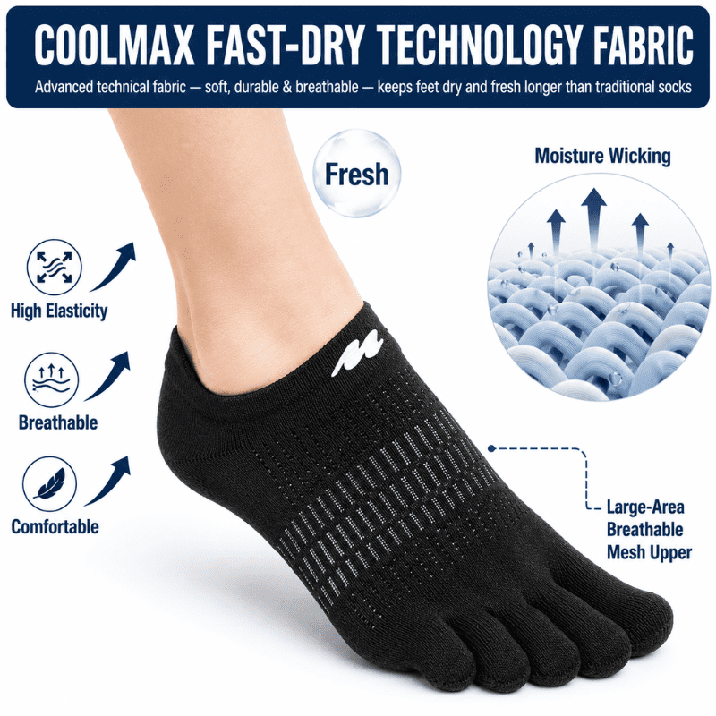 Performance Toe-Socks (3 pairs bundle)